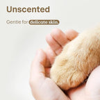 Imported USA pet care soothing oatmeal shampoo bottle close up