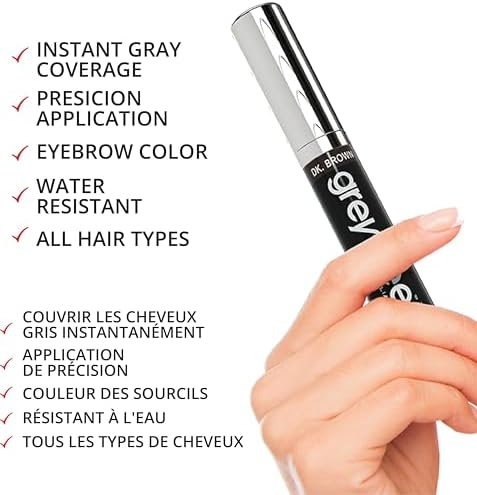Greyfree USA imported temporary hair color bottle for men and women