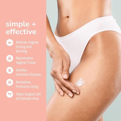 Lubracil topical vulva cream texture showing fast-absorbing non-greasy formula.