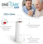 MediVena ONE-CARE 30G 5mm safety needles with automatic retraction mechanism