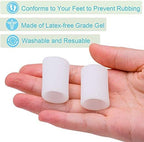 Packaging of 10 count Povihome toe protectors for foot health