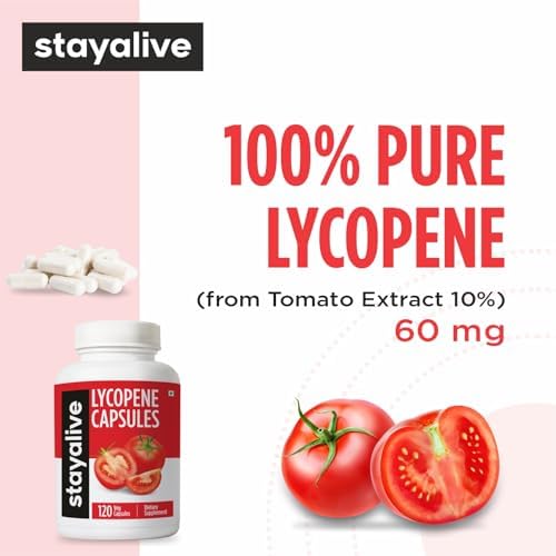 StayAlive Lycopene Supplement capsule close up view