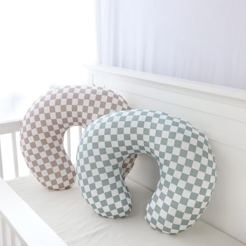 Two pack nursing pillow cover set folded