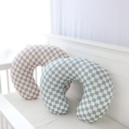 Two pack nursing pillow cover set folded