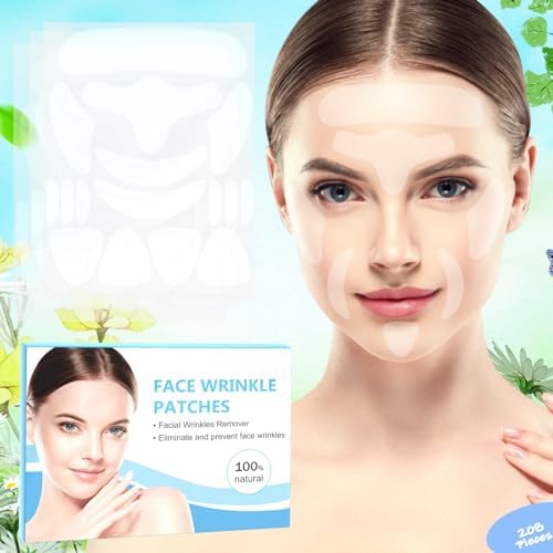 LadPemo anti wrinkle face tape patches for smooth skin application on forehead creases.