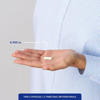 Side angle of the Pure Encapsulations hypoallergenic BCAA capsules bottle.