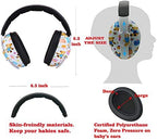 Pormucal baby ear muffs showing soft ear cup padding