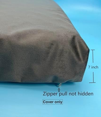 Extra large pet mattress cover showing the deep seven inch side profile fit.