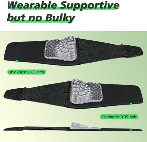 JL-Group gel arch cushions placed inside a formal dress shoe for discreet comfort