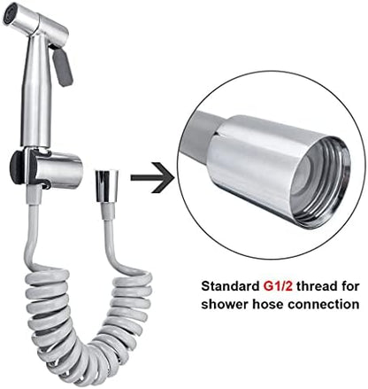 Close up of Dfhbfg bathroom bidet nozzle spray pattern