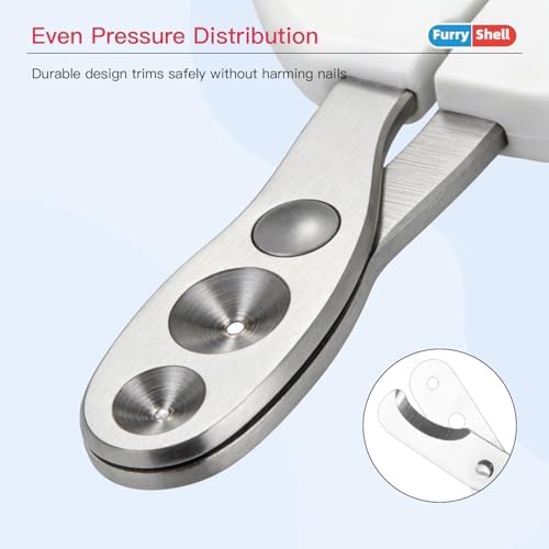 Ergonomic pet nail clippers designed for stress free small reptile maintenance.