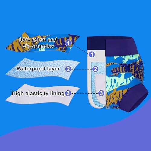Big Elephant adjustable toddler swim diapers 3 pack