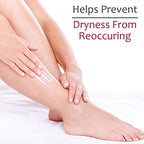 Advanced Repair Creme applied to dry elbow skin showing hydration and smoothness