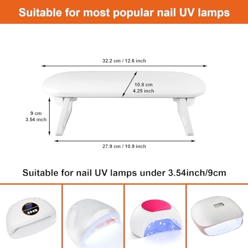 Diesisa manicure arm rest displayed on salon table