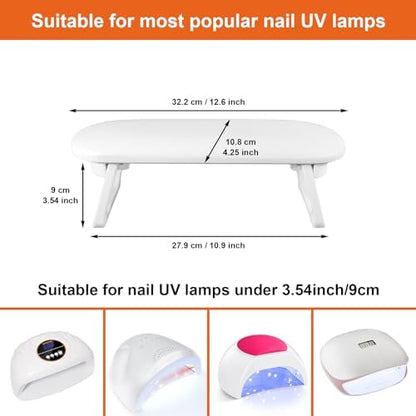 Diesisa manicure arm rest displayed on salon table
