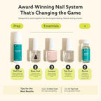 Close up of Dazzle Dry nail primer label details and ingredients