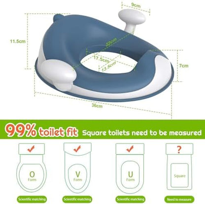 Removable cushion and integrated storage hook feature of Angelbliss toilet seat