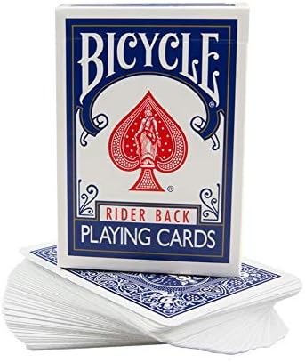 Close up view of the tapered edge geometry on the premium card stock trick deck