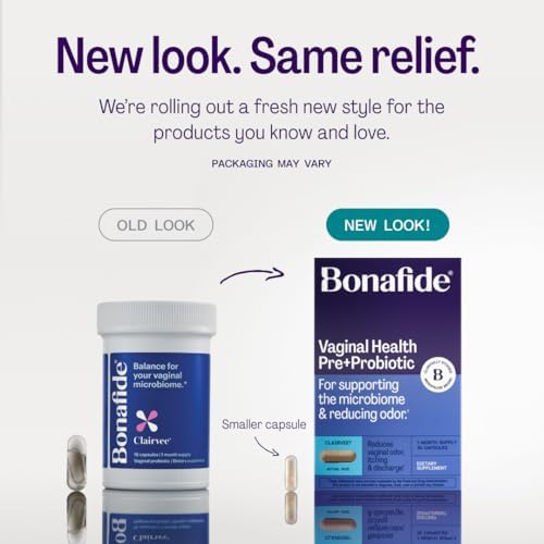 Bonafide Clairvee 45 capsules packaging for feminine health support