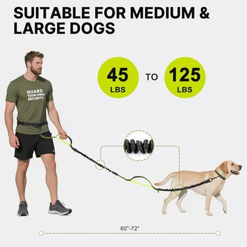 Integrated zippered utility pouch on the running belt holding a smartphone and keys.