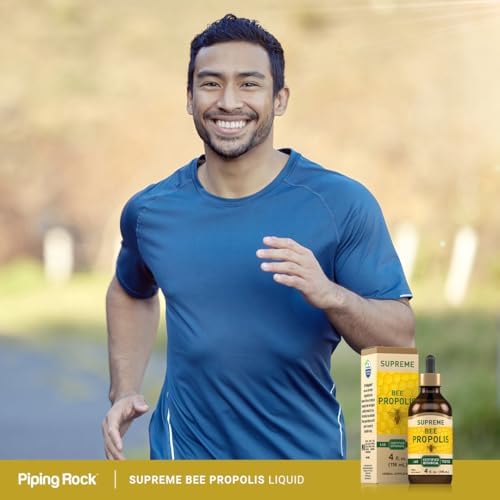 Piping Rock bee propolis 4 fluid ounces lifestyle presentation