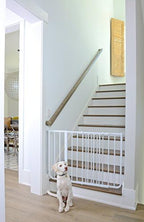 Cardinal Gates baby and pet safety gate mounted near stairs