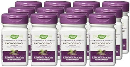 Close up view of the gluten free and soy free vegan tablets product label.