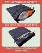 Detachable waterproof mat for breast pump parts