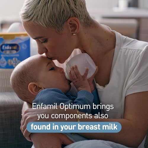 Top view of Enfamil Optimum infant formula container