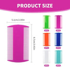 Multi color plastic dandruff removal combs for kids and adults
