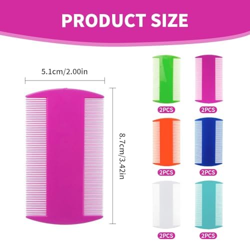 Multi color plastic dandruff removal combs for kids and adults