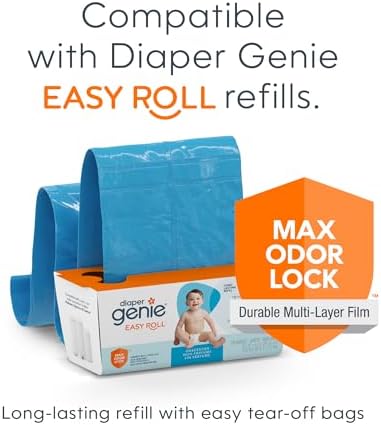 Diaper Genie pail wide disposal opening detail