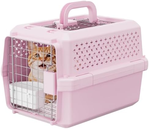Rizzari small pet travel crate showing side ventilation openings