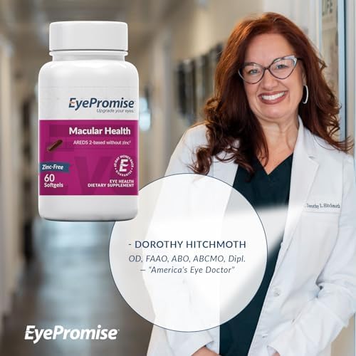 EyePromise Macular Health supplement bottle label nutrition facts