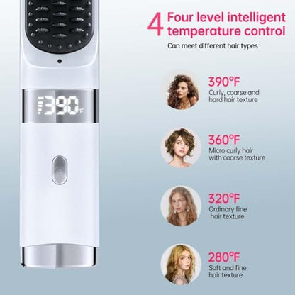 WPHIIHC wireless travel hair comb in hand