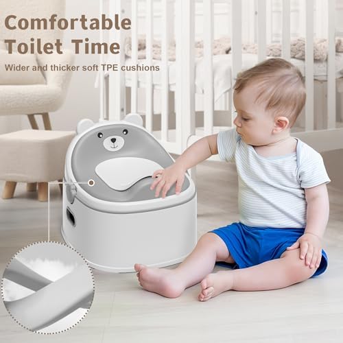 Detailed view of non-slip base on Himold potty