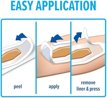 Nexcare hypoallergenic latex free wound care patches for sensitive skin