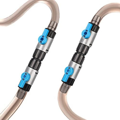Landen sixteen millimeter fish tank hose pipe adapter showing secure barbed connection ends