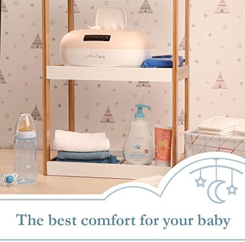 Avec Maman wipe warmer in a nursery setting with baby essentials