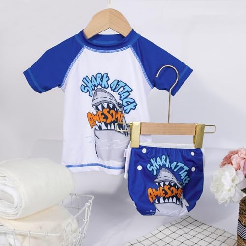 Alvababy baby swimwear side profile view