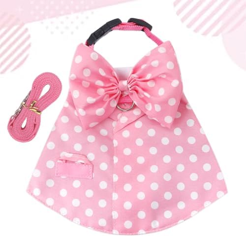 Habbiful breathable bunny outfit medium size with matching leash attachment close up