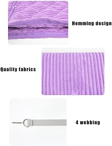 Metal hanging clips and straps included with the Woledoe ferret bed.