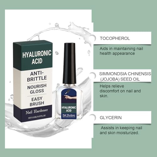 Healthy nails after using hyaluronic acid treatment