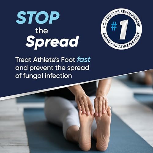 Back label of Lamisil antifungal foot cream with drug facts and usage directions.
