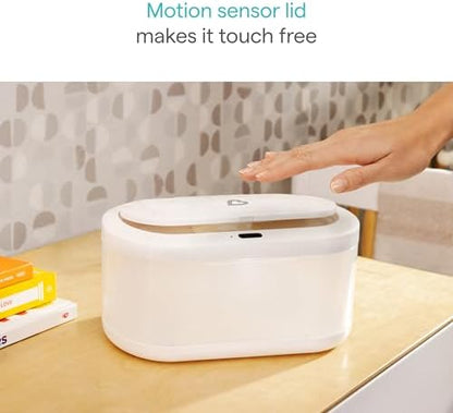 Munchkin wipe warmer with motion sensor lid open