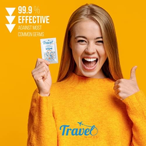 Hand Sanitizing Travel Wipes – 30ct Individually Wrapped | Fragrance-Free, Moisturizing, 70% Isopropyl Alcohol Wipes | Travel, Home, Office, Daily Use | Made in USA - Image 4