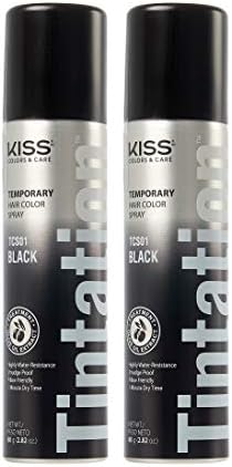 Kiss Tintation black spray 2 pack packaging
