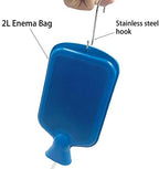Five interchangeable BPA free reusable enema tips in various sizes
