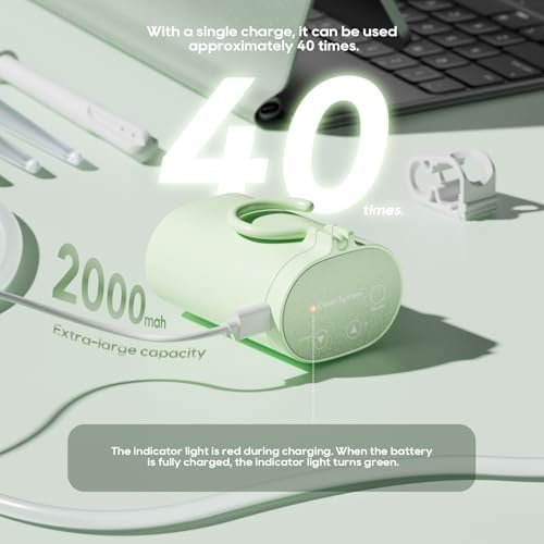 GNEGKLEAN portable enema kit showing the water basin and USB charging port.