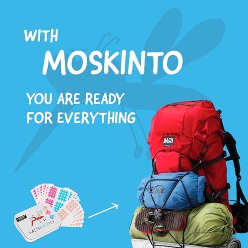 Moskinto family pack insect bite swelling reduction patch close up